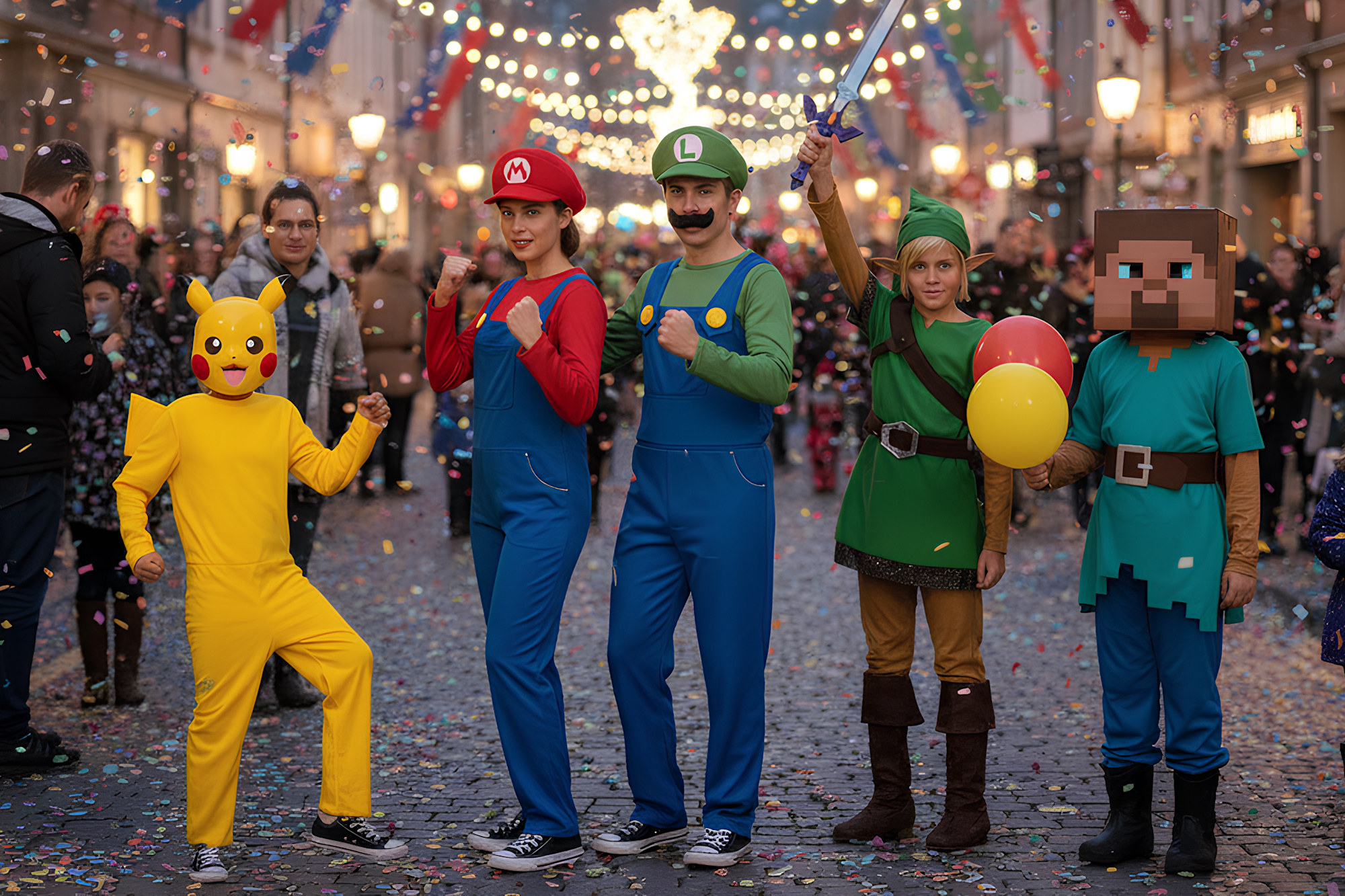Optez pour un carnaval sur le thème des jeux vidéo